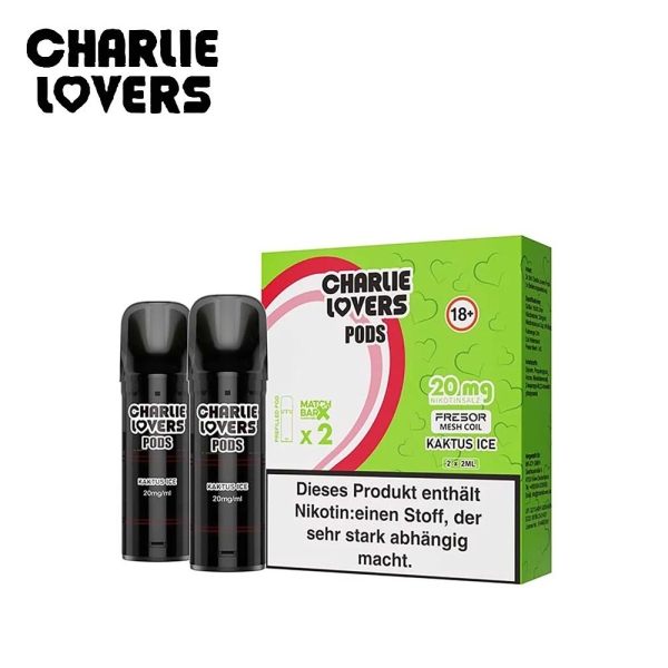 Charlie Lovers - Kaktus Ice - Prefilled Pod 2ml/ Stück